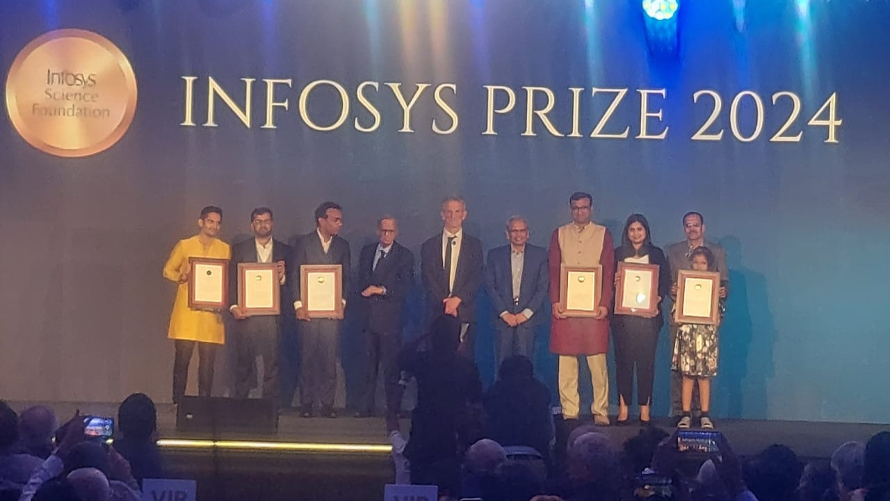 The Infosys Prize 2024 ceremony held in Bengaluru.
