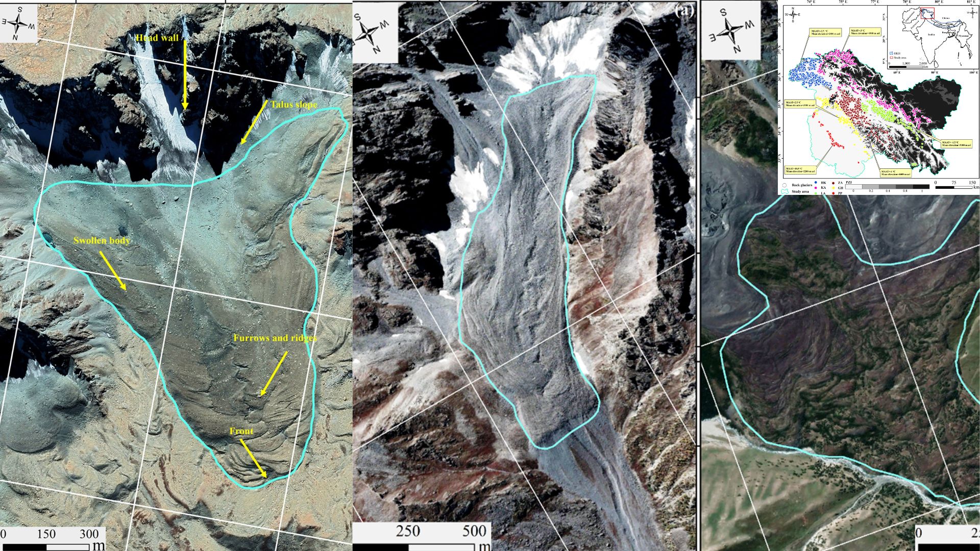 A detailed map of Rock Glaciers in the Western Himalayas
