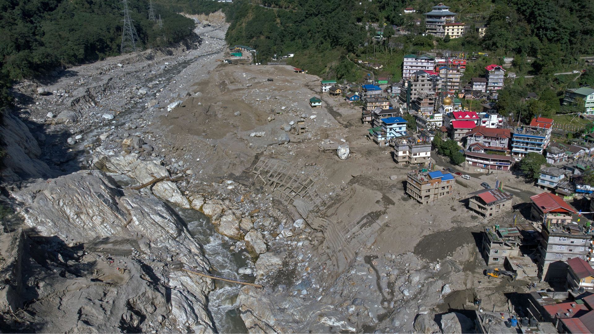 How a massive landslide and retreating glacier triggered the catastrophic Sikkim flood in 2023