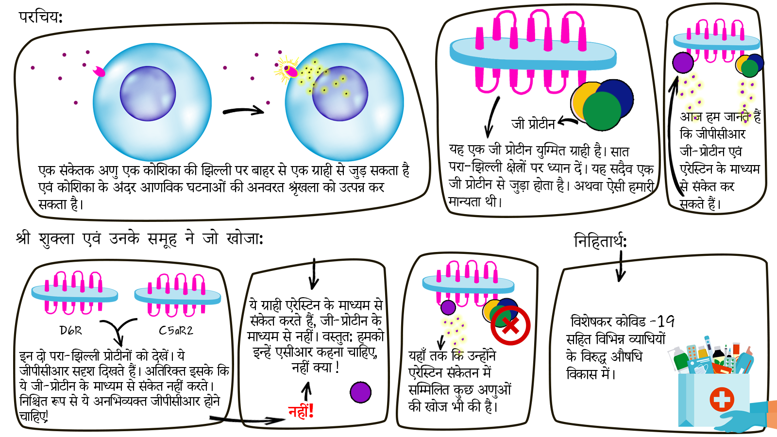 अनभिव्यक्त समझे जाने वाले ग्राही पाए गए अभिव्यक्त !