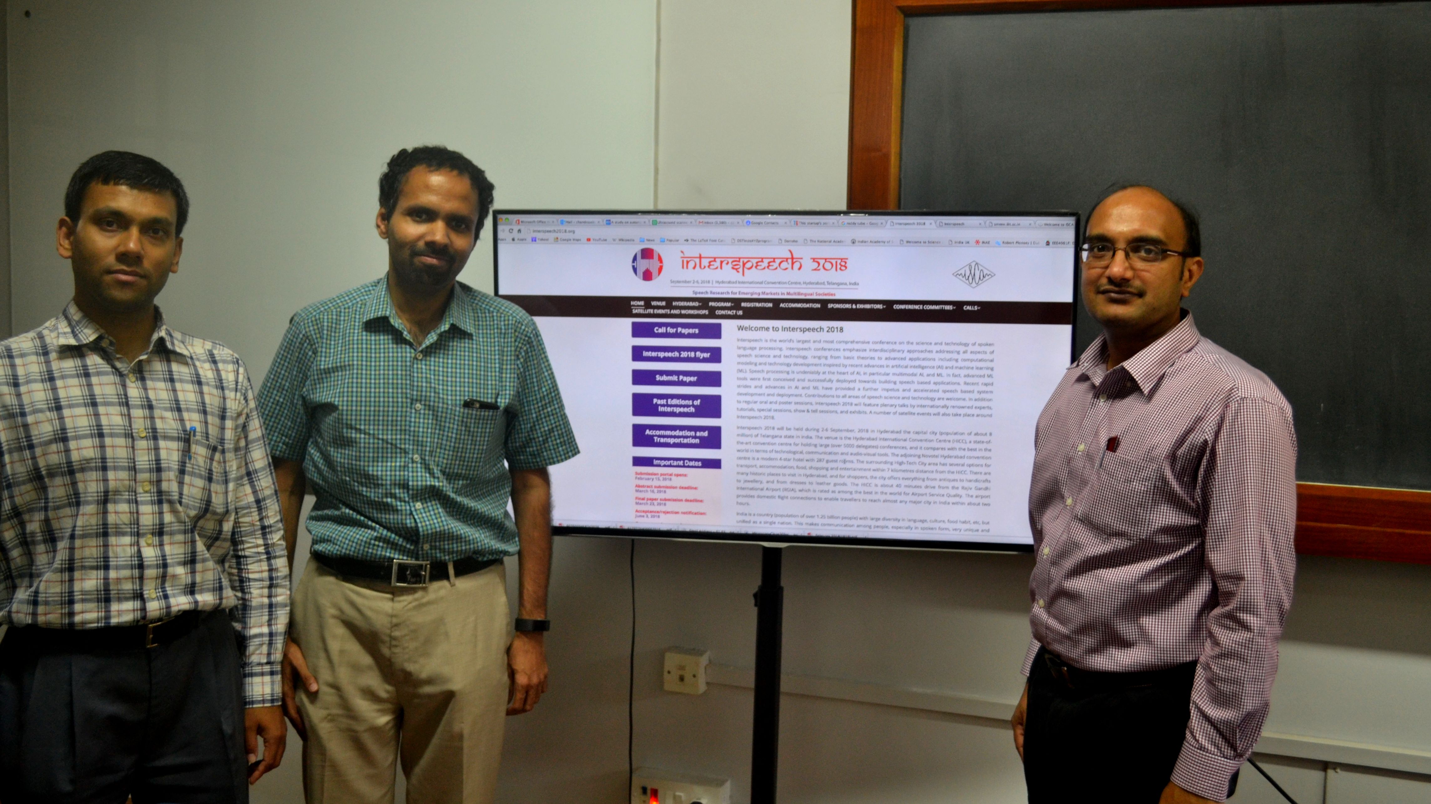 Interspeech comes to India in September 2018