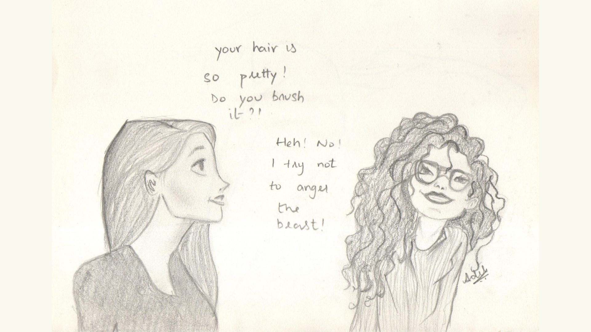 The tangled tale of curly hair