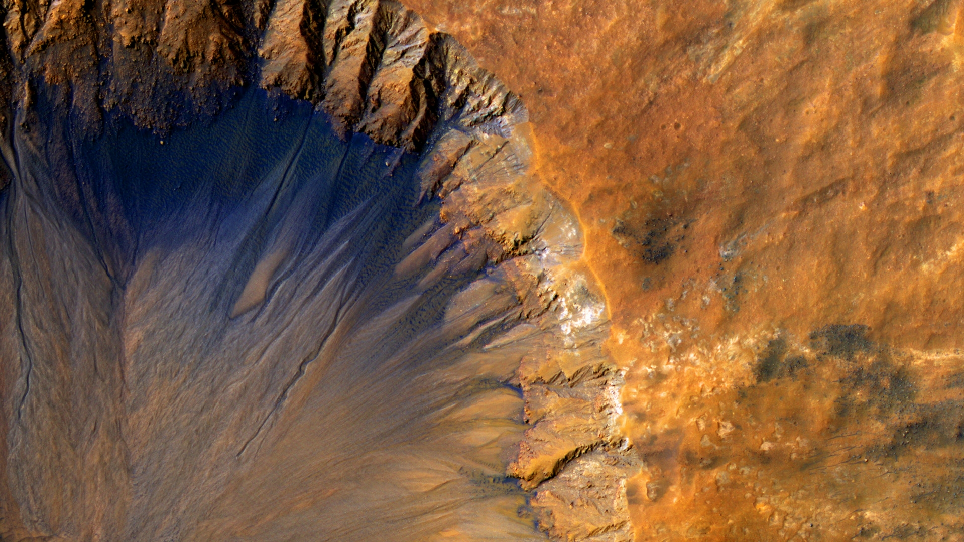Scientists gather evidence for water having existed on Mars using remote sensing