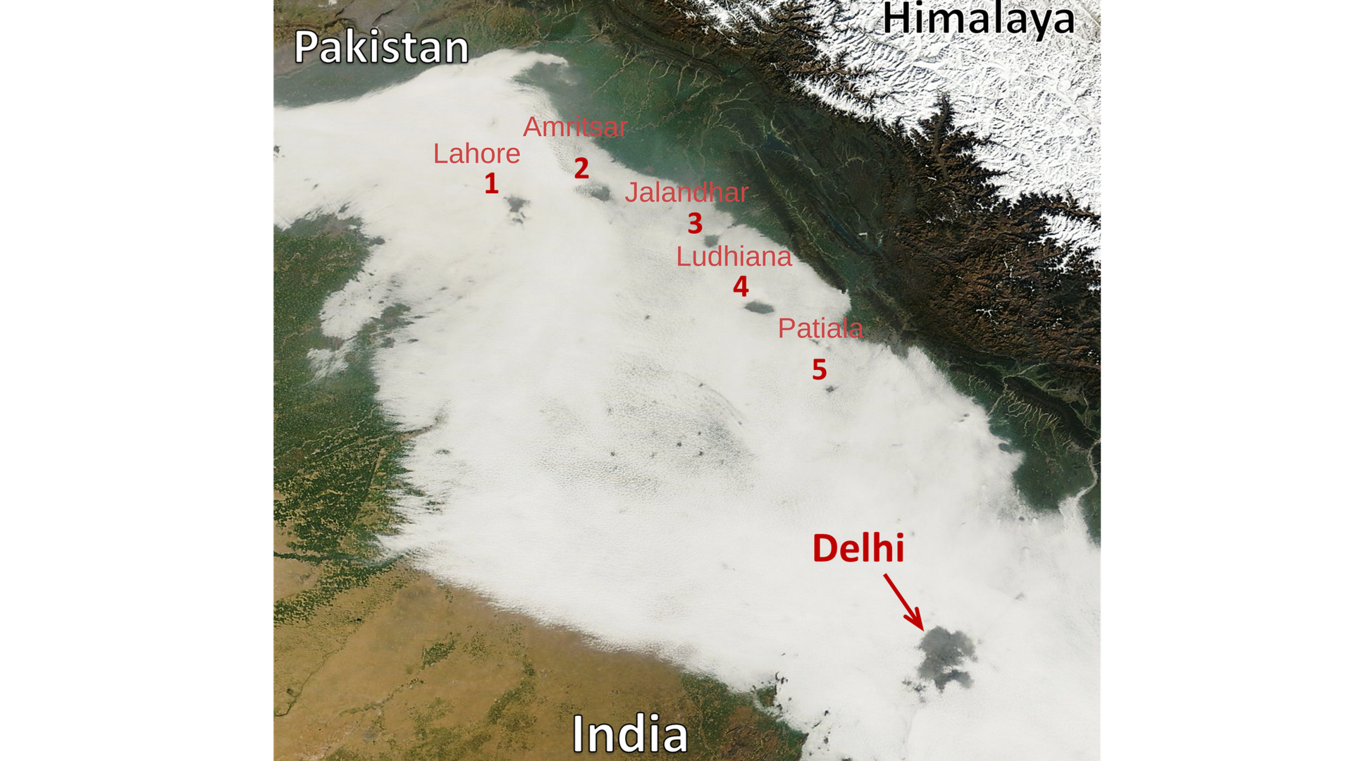 Cities punch holes in the blanket of fog