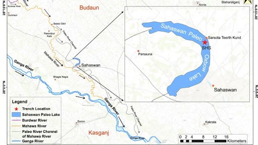 Sediment from Sahaswan lake shows how ancient earthquakes and monsoons shaped geology and culture of India’s food bowl