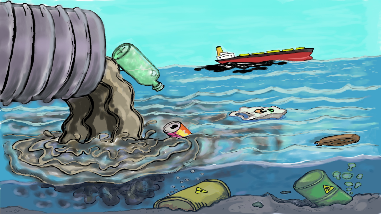 Garbage is choking our oceans