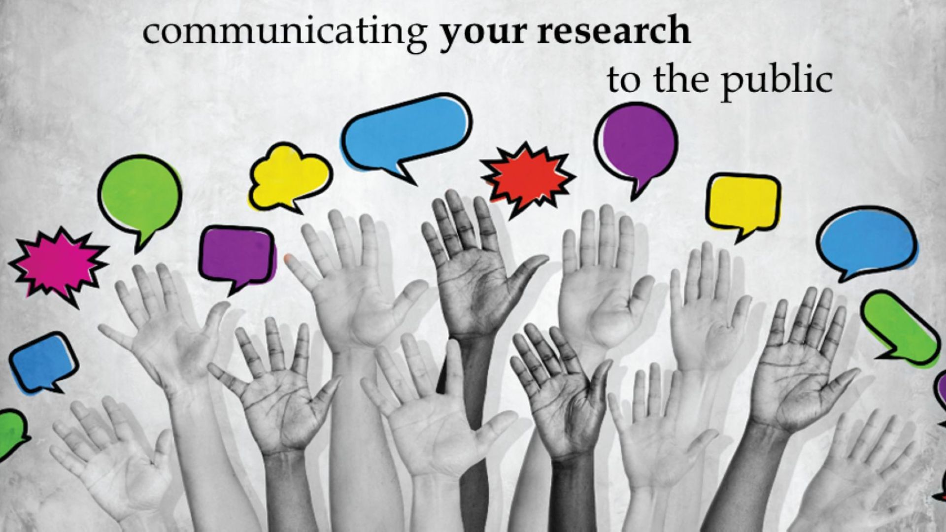 Communicating science, a long way to go